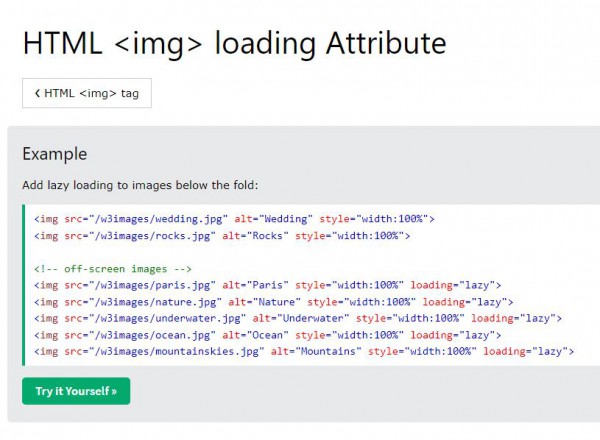 Lazy loading można wdrożyć również w kodzie HTML w przypadku pojedynczych obrazów na stronie internetowej, np. w poradniku blogowym.